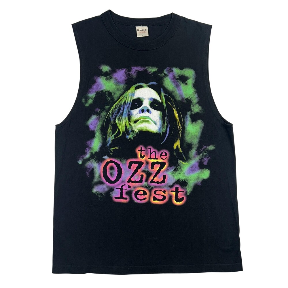 Vintage Ozzfest Tour Shirt Mens Large Graphic Sleeveless Tank Top Murina 90s USA